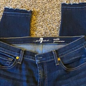 7 for all mankind Gwenevere ankle jeans sz 30
